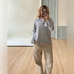 DJERF AVENUE Getaway Top Grey